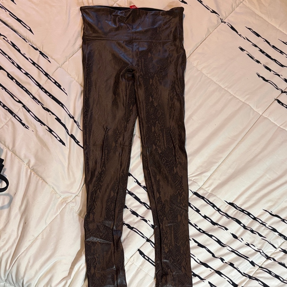 SPANX Snakeskin Print Leggings